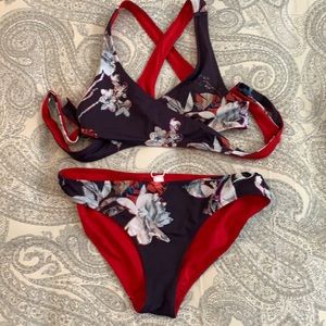 Athleta wrap bathing suit